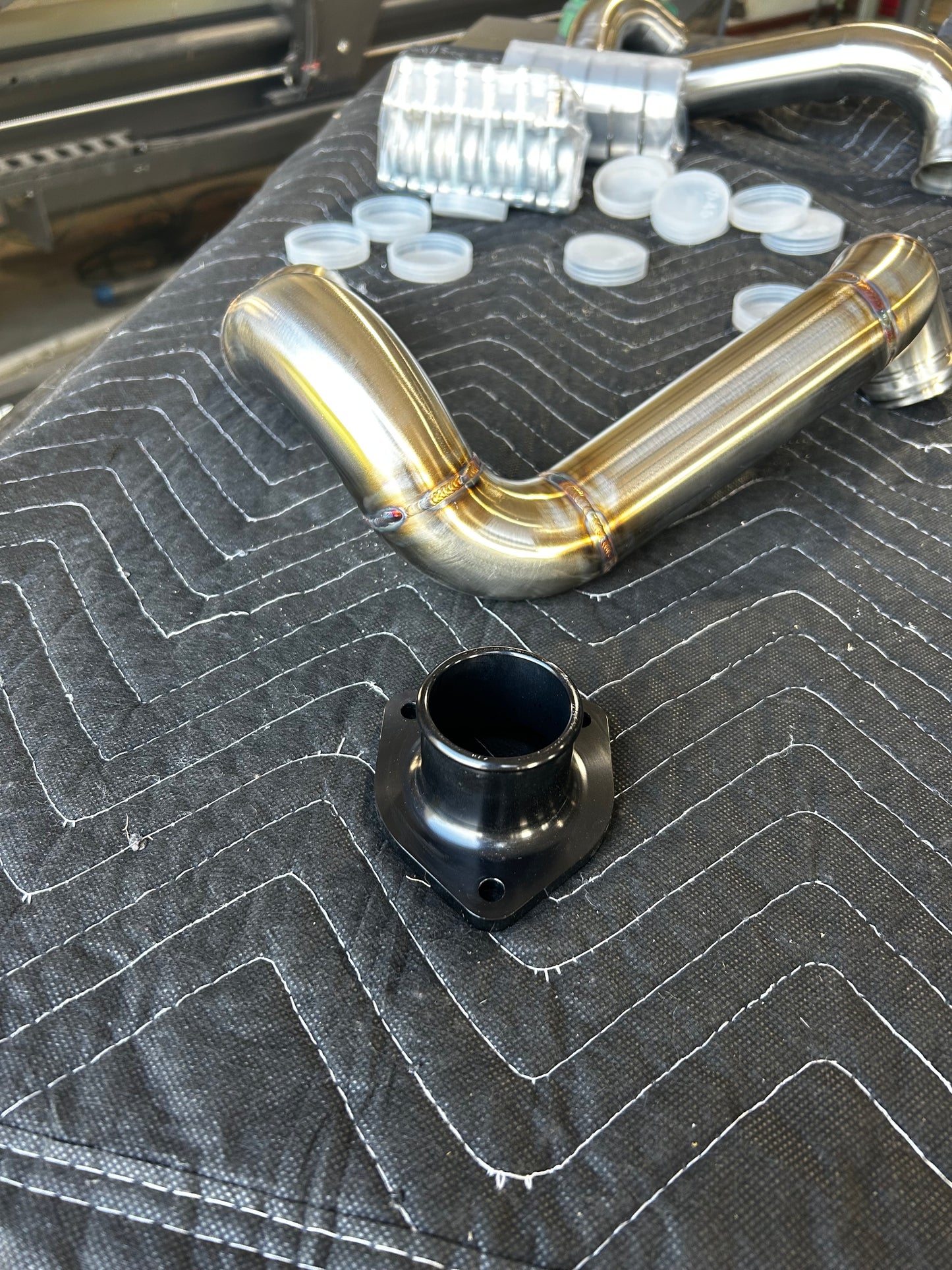 96-97 OBS 7.3 Stainless Coolant Pipe for Short SD Style housing