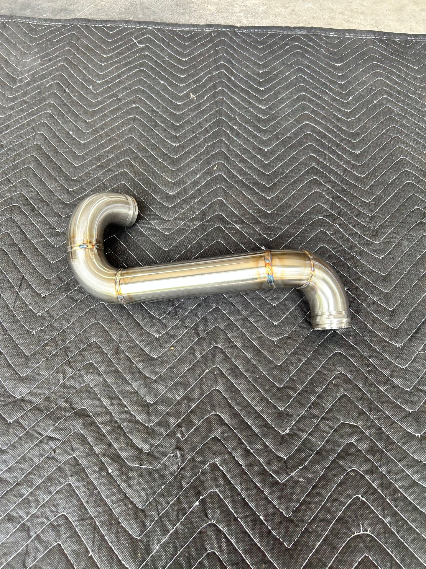 96-97 Stainless Upper Coolant Pipe with OBS Style Coolant Housing