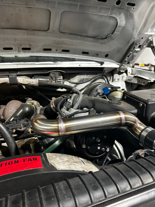 96-97 Stainless Upper Coolant Pipe