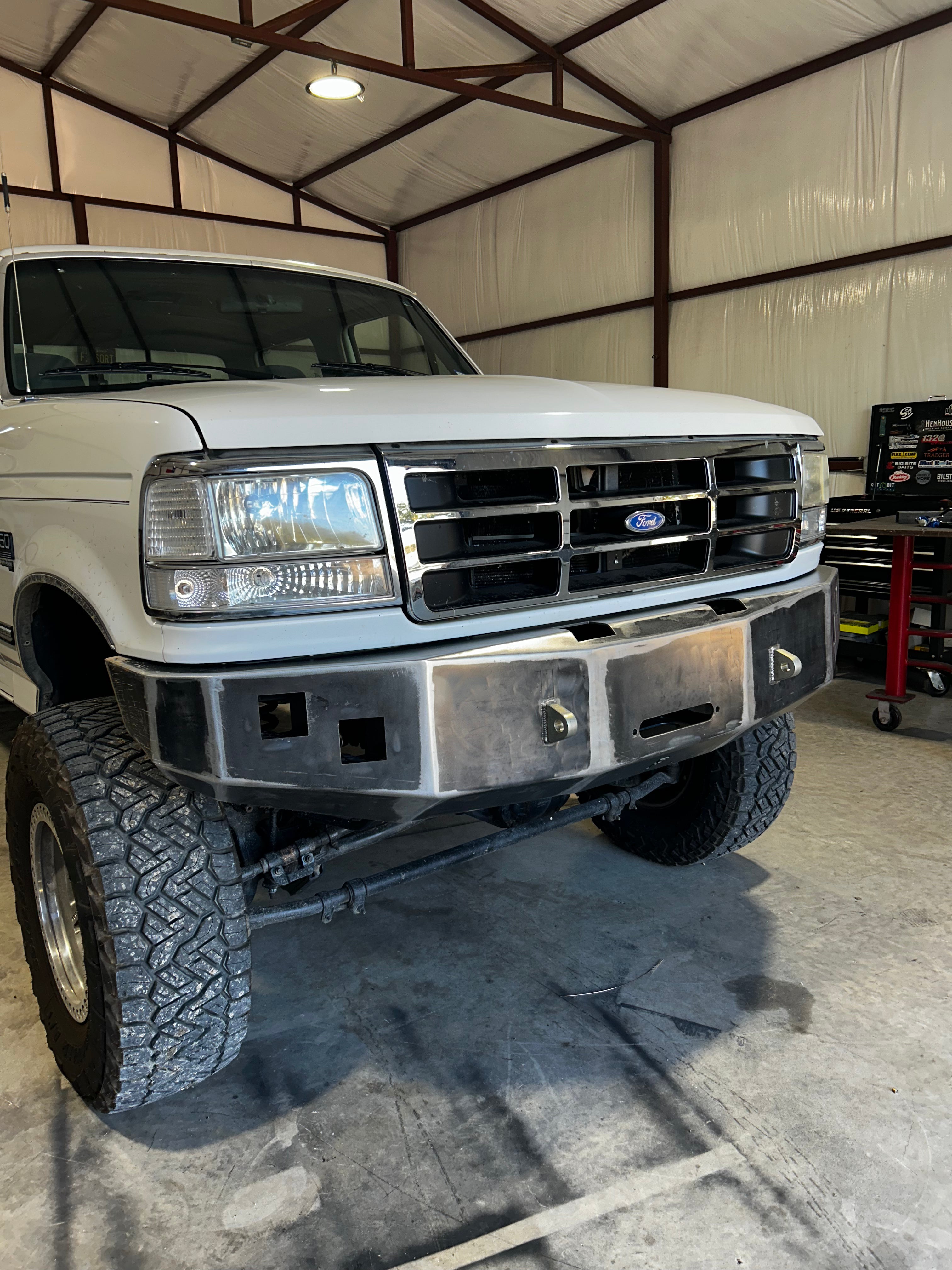 Obs Front Bumper (1992-1997) OBS Front Bumper w/ winch mount – Fissori Fabrication